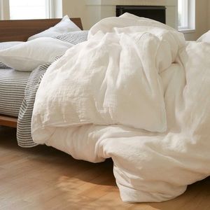 Brooklinen KING/CALI size duvet cover AND king pillow cases WHITE